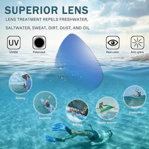 Nuevas Gafas de Sol Flotantes TPX2068 a Precio de Mayorista, Ligeras, de Montura Completa Cuadrada, Antirreflejantes, Polarizadas con UV 400 - Product Image 2