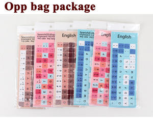 Pegatina de diseño de teclado para ordenador portátil, teclado Universal en inglés, tradicional, chino, alemán, ruso, japonés, coreano, tailandés y árabe - Product Image 4