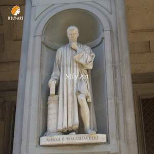 Estatua de Niccolò Machiavelli de Tamaño Real en Mármol, Famosa en Campus Universitarios, Marca MILY - Product Image 5