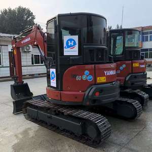 Excavatrice hydraulique sur chenilles d'occasion Yanmar VIO60-6 de 6 tonnes, d'origine japonaise, modèle d'occasion. - Product Image 1