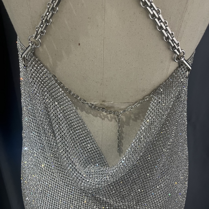 silver metal chain dress Stargirl Metal Dress