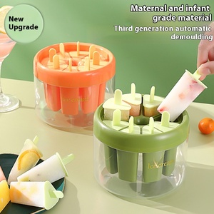 Moule à sucettes glacées de qualité alimentaire-Machine à glace et à friandises congelées facile à faire maison, bac à glaçons réutilisable pour un meulage en douceur - Product Image 2