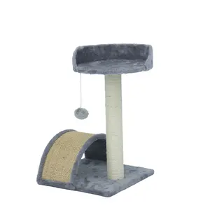 suppliers modern cheap wooden cat climbing frame cat tree tower sisal rope activity center playing scratch post for cats