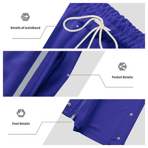 Pantalon <span class=keywords><strong>cargo</strong></span> décontracté pour homme, style hip-hop américain, taille mi-haute, avec cordon de serrage latéral, en polyester léger, idéal pour le basketball - Product Image 5