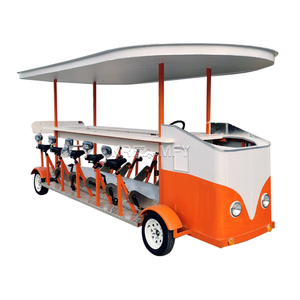 Tricycle mobile à quatre roues pour la vente de restauration rapide, idéal pour les fêtes et les excursions, vélo à bière à vitesse unique avec couleur personnalisable - Product Image 1