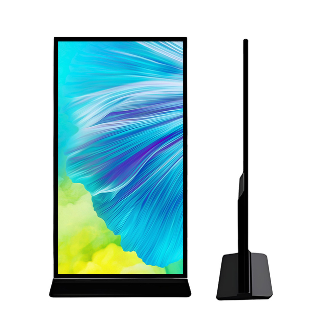 70/75/80/86 Inch Full Screen Digital Signage and Display Floor Standing Advertising Display Standing Player Kiosk Touch Screen