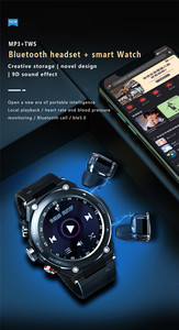 Reloj Inteligente 2 en 1 con Llamadas BT 2025, Reloj GPS, Música BT, Auriculares, Audífonos TWS, Auriculares Inalámbricos, Reloj Inteligente T92 2025 BT Call Sma - Product Image 5