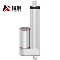 Actionneur linéaire robuste pour toit ouvrant et ventilateur, personnalisé, DC 24V, 500mm, charge 2500N, étanche IP65, avec capteur à effet Hall à aimant permanent