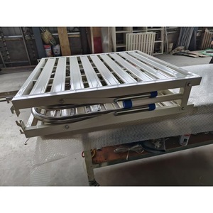 Cama Plegable de Acero Inoxidable 2060*900*500mm, Cama de Enfermería Manual para Uso Hospitalario - Product Image 1