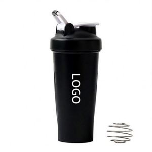 Custom Unisex Gym Sport Outdoor Drinking PP 600ML BPA-Free Protein <b>Shaker</b> Water <b>Bottle</b> with Mixer - Product Image 1