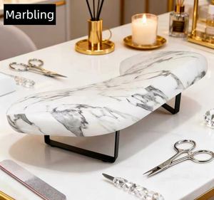 Juego de Almohadas para Manos con Diseño de Mariposa Estilo Ruso, Almohada en Forma de U Inclinada, Soporte para Manos para Aliviar la Fatiga, Almohada Suave para Salón de Uñas - Product Image 2