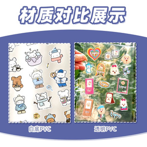 สติกเกอร์อีพ็อกซี่การ์ตูนเซียงจ้าน แบบใส 3 มิติ รูปทรงคริสตัลแปลกตา ดีไซน์อนิเมะ ผลิตตามสั่ง เทปกาวกันน้ำ - Product Image 4