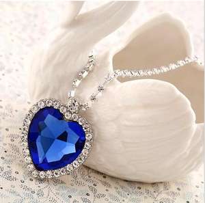 Grande qualità Blu Gioiello di Pietra <span class=keywords><strong>Collana</strong></span> di <span class=keywords><strong>Perle</strong></span> Set di Gioielli In Argento <span class=keywords><strong>Collana</strong></span> di Perline di Cristallo <span class=keywords><strong>Collana</strong></span> Diffusore per il Commercio All'ingrosso - Product Image 2