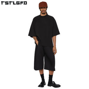 เสื้อยืดสตรีทแวร์คอกลมคอกลมไม่มีปกหนา100% เป็นมิตรกับสิ่งแวดล้อม - Product Image 4