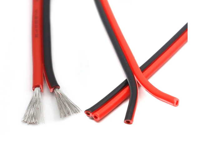 UL2468 2-Pin Flexible Cord 16/18/20AWG Tinned Copper Wires Red Black Electrical Wires PVC Insulation for Heating Applications