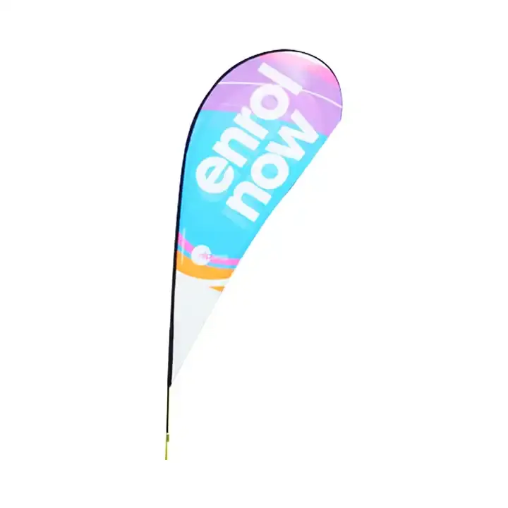 Пользовательские деловые спортивные мероприятия каплевидные перья флаги наружная реклама пляжный флаг