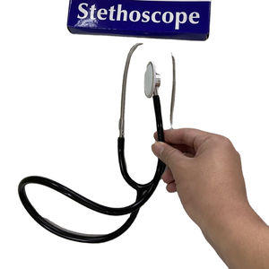 Fabricants Vente en gros stéthoscope en acier inoxydable pour médecins hospitaliers Stéthoscope de cardiologie OEM Stéthoscope à <span class=keywords><strong>double</strong></span> tête - Product Image 2
