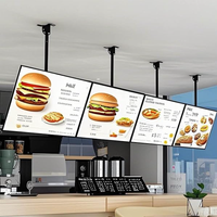 Boîte Lumineuse LED Personnalisée Haute Luminosité, Boîte d'Affichage de Menu LED Murale Magnétique en Aluminium pour Publicité Intérieure Café Restaurant