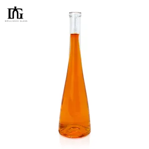 750ml Vodka Glass Bottle Manufacturers Frosted Liquor Glass Water Bottles 1 Liter Wholesale