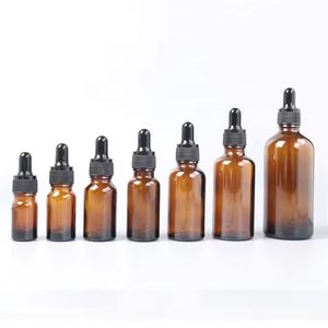 5ml 15ml 20ml 30ml 100ml Recarregáveis Cosméticos Redonda De Vidro Óleo Essencial Garrafa Âmbar Transparente <span class=keywords><strong>Brown</strong></span> Serum Dropper Garrafa 50ml - Product Image 4