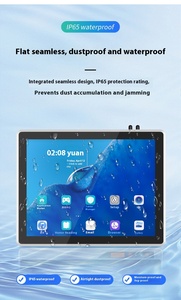 PC de panel industrial de 18,5/19/19 pulgadas con pantalla táctil de aluminio sin ventilador impermeable IP65 computadora integrada de pared en stock - Product Image 4