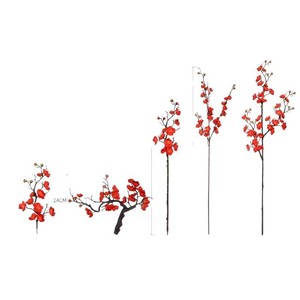 Ramas de Flores de Ciruelo Artificiales de 30cm-100cm, Flores de Plástico en Jarrón, Alta Simulación, Decoración para el Hogar de Año Nuevo Chino - Product Image 5