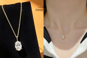 จี้เพชรแล็บโกรว์ 1 กะรัต D VVS ทองคำแท้ 18K คุณภาพระดับเฮียร์ลูม ยี่ห้อซินฟลาย รุ่นคัสตอม AU750 ของขวัญเครื่องประดับชั้นดี พร้อมใบรับรอง IGI+NGTC - Product Image 4