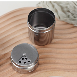 Bouteille d'assaisonnement rotative en acier inoxydable pour la cuisson au barbecue - Product Image 3