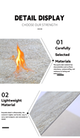 Película Táctil de PVC con Patrón Pequeño para Paredes Interiores, Resistente a Impactos, Tablero de Piedra Plástica con Protección UV, Impermeable y con Relieve