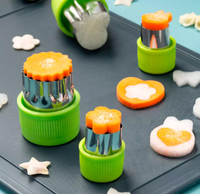 33 Stuks Food Grade Groente Fruit Snijder Vormen Set Koekjesdeeg Stempels Mal Voor Jongens En Meisjes Diy Lunchbox Accessoires Kit