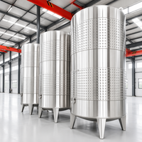 Tanque de Fermentación de Acero Inoxidable de 2000L, Fermentador Cónico para Cerveza, Vino y Sidra con Camisa de Enfriamiento para Cervecería