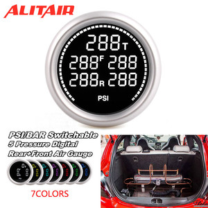 Trung Quốc 2 "/52 Mét kép đo áp suất không khí hệ thống treo không khí đi Xe đo với 5 cái 1/8npt cảm biến điện - Product Image 6