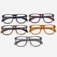 Lunettes de vue carrées de grande taille avec verres UV400 pour hommes