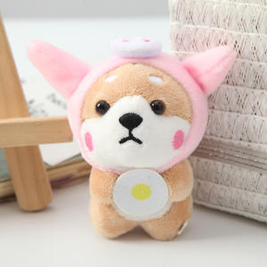 Vente d'usine : Porte-clés en peluche chien Corgi 10 cm, pendentif chiot, poupée en peluche pour sac d'école, pendentif <span class=keywords><strong>Shiba</strong></span> Inu, adorable poupée pour sac à dos, porte-clés - Product Image 5