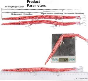 Esca Artificiale Luminosa a 3 Sezioni da 270mm, 32.6g, Affondante, per Pesca al Branzino e Spigola - Product Image 4