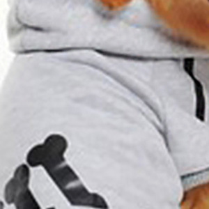 Sweat-shirt en polaire à capuche pour grand chien, vêtements pour animaux de compagnie avec imprimé d'os pour Golden Retriever, Husky et <span class=keywords><strong>Labrador</strong></span> - Product Image 4