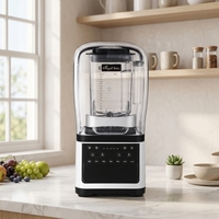 Mixeur Commercial Robuste 2200W Puissant Haute Vitesse Insonorisé pour Smoothies, Restaurants, Bars, Sauces Salades, Hôtels