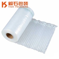 Film de protection personnalisé YISHI, respectueux de l'environnement, emballage antichoc en plastique à coussin d'air, modèle de sac à colonne d'air, rouleau de PE