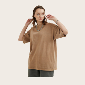 เสื้อยืด QUATU 230gsm ผ้าฝ้าย 100% เสื้อยืดสตรีทแวร์ทรงโอเวอร์ไซส์ เสื้อยืดเรียบๆ คุณภาพสูง สำหรับงานพิมพ์ลายตามสั่ง - Product Image 1