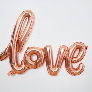 Vuelos <span class=keywords><strong>de</strong></span> aniversario boda San Valentín cumpleaños partido cumpleaños decoración ligaduras 40 <span class=keywords><strong>amor</strong></span> oro carta fiesta globo <span class=keywords><strong>de</strong></span> la hoja - Product Image 3