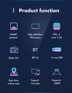 यूनिवर्सल 9/10.1 इंच कार डीवीडी प्लेयर एंड्रॉइड 11 के साथ कारों के लिए RGb कार स्टीरियो प्लेयर के साथ - Product Image 2