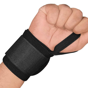 Sangles de poignet de musculation en néoprène respirantes et réglables avec logo personnalisé, protection professionnelle, couleur unie, vente en gros - Product Image 3