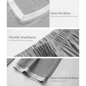 Conjunto de Pijama de Viscosa de Bambú Personalizado para Mujer, Ropa de Dormir de Manga Larga, Pijamas Cómodos de Invierno, Tallas S-4X - Product Image 3