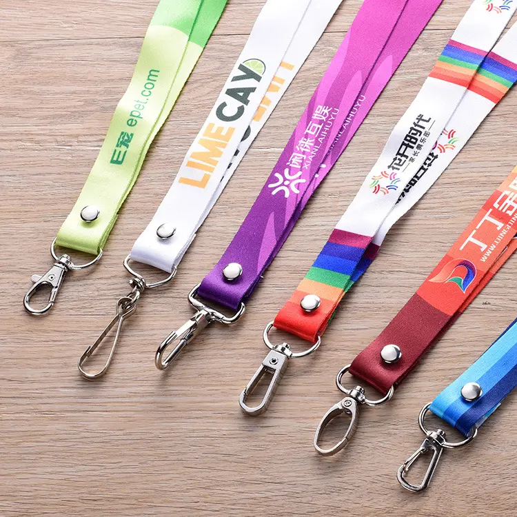 Hot-selling Products Customer Ideas Unique Gift Items Promotional Thermal Sublimation Nylon Lanyard