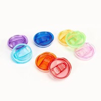 Vente en gros de couvercles coulissants anti-fuite et anti-éclaboussures en plastique coloré de remplacement pour gobelets isothermes fins et droits de 20 oz