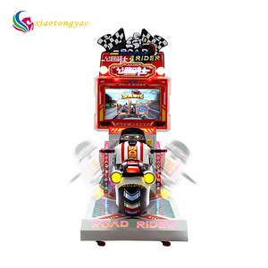 Nouvelle machine de jeu d'arcade interactive 3D de course Highway Knight, à monnayeur, avec interface en anglais et garantie d'un an - Product Image 2