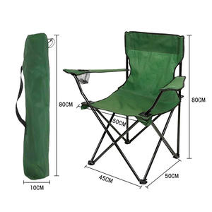 كرسي مخصص مخصص مع حامل أكواب من أكسفورد للتخييم خفيف الوزن وقابل للطي حسب الطلب مع حامل أكواب - Product Image 2