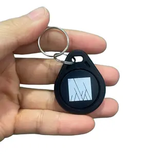 Harga murah cetak khusus dapat ditulis ulang 125khz T5577 EM4305 ID RFID ABS Keyfob produsen Tag kunci