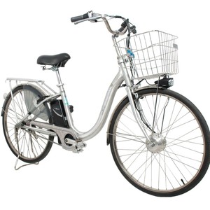 Vélo Électrique 26 Pouces pour <span class=keywords><strong>Femme</strong></span>, Léger, à <span class=keywords><strong>Assistance</strong></span> Électrique, Moteur Avant, Vitesse Max 25 km/h, Batterie, Vente en Gros Usine, Modèle Japonais - Product Image 2