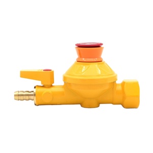 Regulador Reductor de Presión de <span class=keywords><strong>Gas</strong></span> Natural para Cilindro de <span class=keywords><strong>Gas</strong></span> de Cocina de Baja Presión para Exteriores, de Aluminio, con Válvula de Cierre de Seguridad - Product Image 1